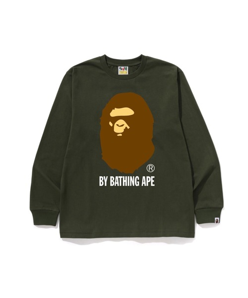 A BATHING APE(アベイシングエイプ)の「BY BATHING APE LS TEE(Tシャツ/カットソー・メンズ・ネイビー/ブラック/ホワイト/ベージュ/イエロー/ブルー/グレー/オリーブ・XX-LARGE/X-LARGE/LARGE/MEDIUM/SMALL/XXX-LARGE)」の5枚目の写真