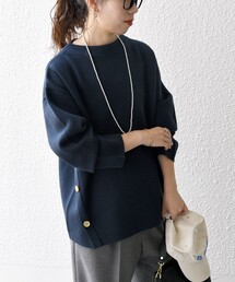 ともちゃん キュプラストレッチ スタンドカラーニットプルオーバー 楽天市場】【日本製】アクリルウールの柔らかいニットボトル