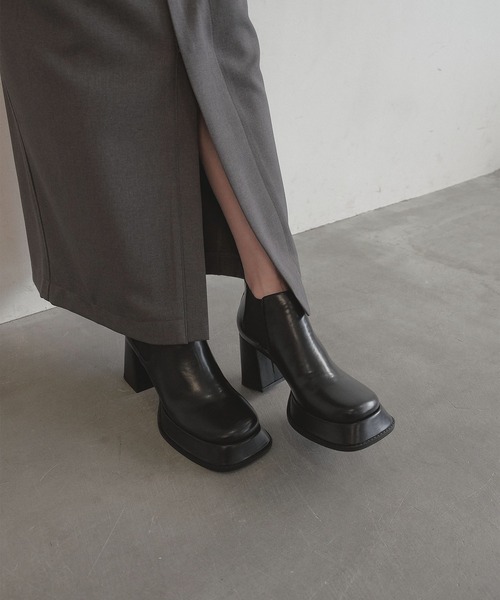 セール】【レイン対応】サイドゴアストームショートブーツ（ブーツ