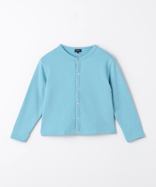 green label relaxing（グリーンレーベルリラクシング）の「TJ 裏毛 カーディガン / キッズ  100cm-130cm（カーディガン/ボレロ・キッズ・ナチュラル/ブラック/ライトブルー・100cm/110cm/120cm/130cm）」の11枚目の写真