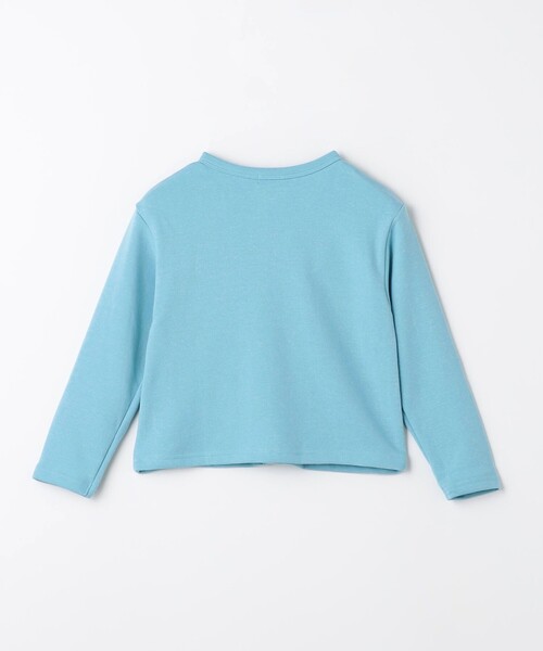green label relaxing（グリーンレーベルリラクシング）の「TJ 裏毛 カーディガン / キッズ  100cm-130cm（カーディガン/ボレロ・キッズ・ナチュラル/ブラック/ライトブルー・100cm/110cm/120cm/130cm）」の12枚目の写真