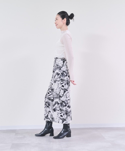 DOLLUPOOPS（ドールアップウップス）の「ベロアメッシュボトルネックトップス（その他トップス・レディース・ホワイト/ブラック・38）」の17枚目の写真