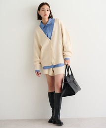 Bonjour Sagan | ニットカーディガン×ショートパンツセット(セットアップ)
