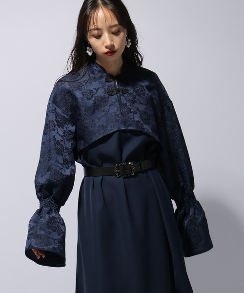 HARE（ハレ）の「ジャガードチャイナレイヤーライクフレアワンピース