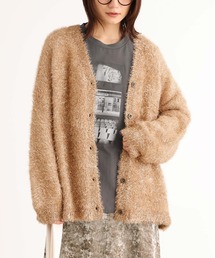 n'OrLABEL | 『ラメシャギーニットカーディガン』(カーディガン/ボレロ)