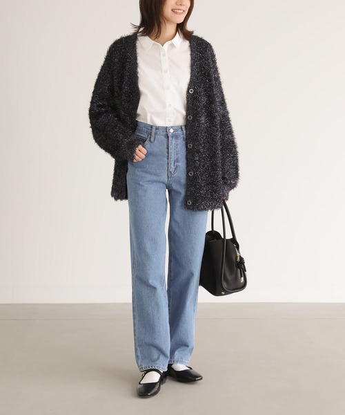 n'OrLABEL（ノアールレーベル）の「『ラメシャギーニットカーディガン』（カーディガン/ボレロ・レディース・ゴールド/シルバー/ブラック・FREE）」の17枚目の写真