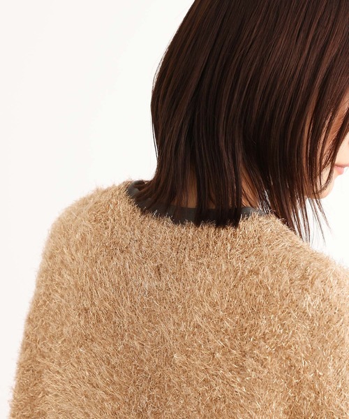 n'OrLABEL（ノアールレーベル）の「『ラメシャギーニットカーディガン』（カーディガン/ボレロ・レディース・ゴールド/シルバー/ブラック・FREE）」の10枚目の写真