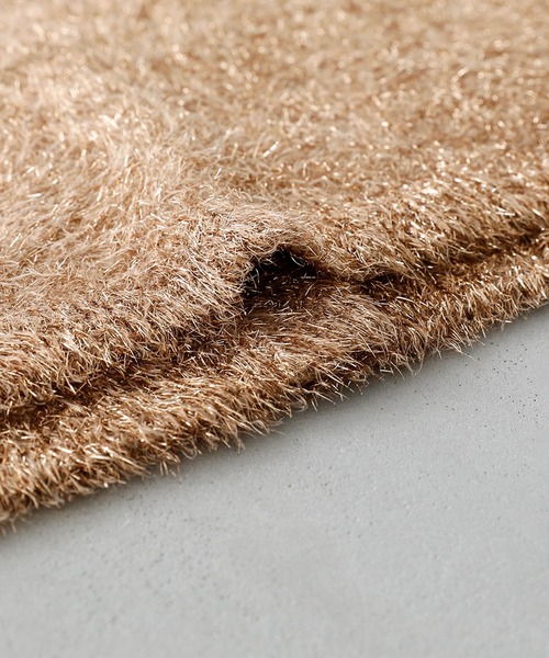 n'OrLABEL（ノアールレーベル）の「『ラメシャギーニットカーディガン』（カーディガン/ボレロ・レディース・ゴールド/シルバー/ブラック・FREE）」の5枚目の写真