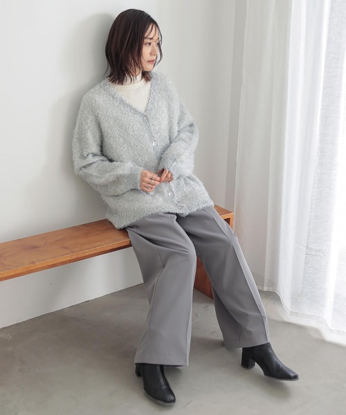 【ぽてと】結婚式　kaene ボレロ　ラメニットカーディガン(シルバー) ぽてと様専用】結婚式 kaene ボレロ ラメニットカーディガン