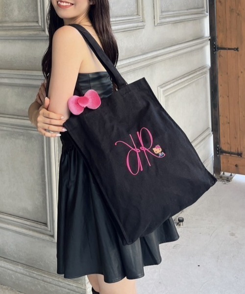 rienda（リエンダ）の「ハローキティトートバッグ HELLO KITTY TOTE BAG（トートバッグ・レディース・ブラック/アイボリー・FREE）」の19枚目の写真