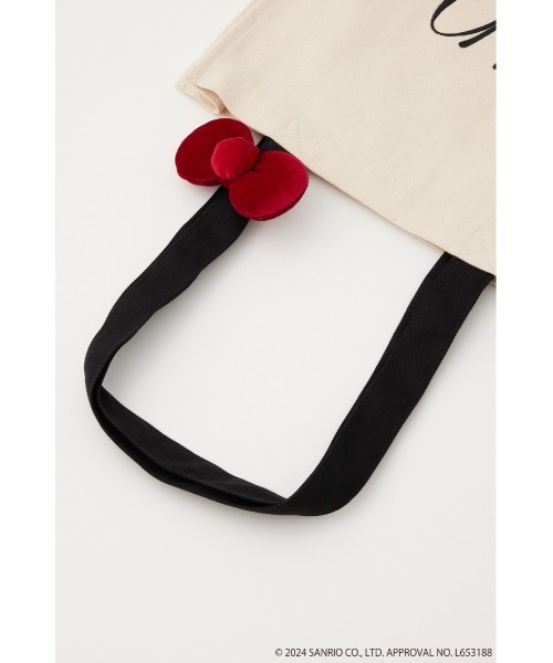 rienda（リエンダ）の「ハローキティトートバッグ HELLO KITTY TOTE BAG（トートバッグ・レディース・ブラック/アイボリー・FREE）」の10枚目の写真