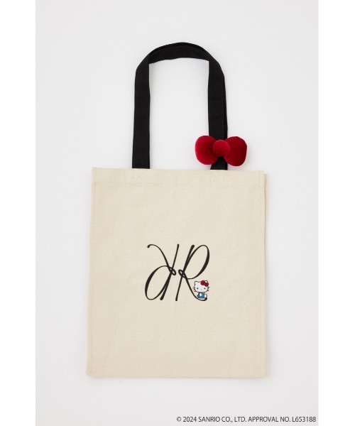 rienda（リエンダ）の「ハローキティトートバッグ HELLO KITTY TOTE BAG（トートバッグ・レディース・ブラック/アイボリー・FREE）」の14枚目の写真