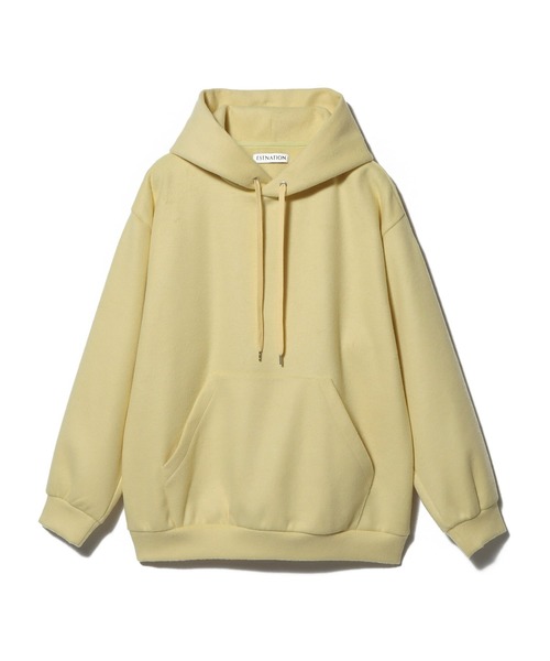 ESTNATION(エストネーション)の「ESTNATION / ブラッシュドダブルフェイスパーカー(パーカー・メンズ・イエロー/ネイビー/グレー・MEDIUM/LARGE)」の1枚目の写真