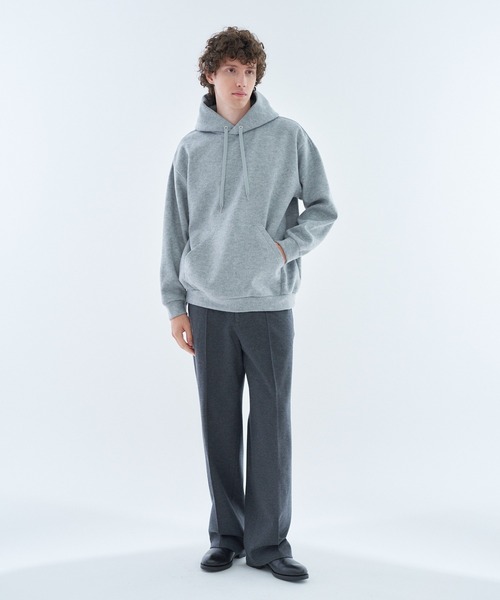 ESTNATION(エストネーション)の「ESTNATION / ブラッシュドダブルフェイスパーカー(パーカー・メンズ・イエロー/ネイビー/グレー・MEDIUM/LARGE)」の6枚目の写真