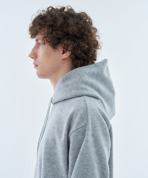 ESTNATION(エストネーション)の「ESTNATION / ブラッシュドダブルフェイスパーカー(パーカー・メンズ・イエロー/ネイビー/グレー・MEDIUM/LARGE)」の8枚目の写真