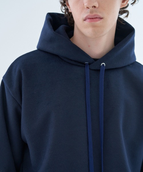 ESTNATION(エストネーション)の「ESTNATION / ブラッシュドダブルフェイスパーカー(パーカー・メンズ・イエロー/ネイビー/グレー・MEDIUM/LARGE)」の10枚目の写真