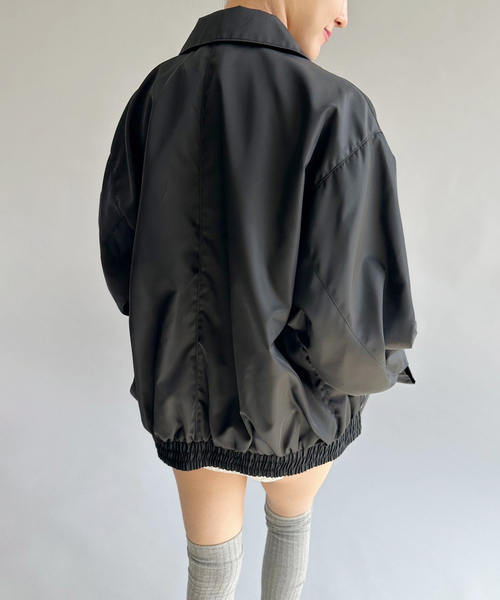 EDIT. FOR LULU(エディットフォールル)の「ナイロンツイル ステンカラーブルゾン(ブルゾン・レディース・ブラック・FREE)」の15枚目の写真