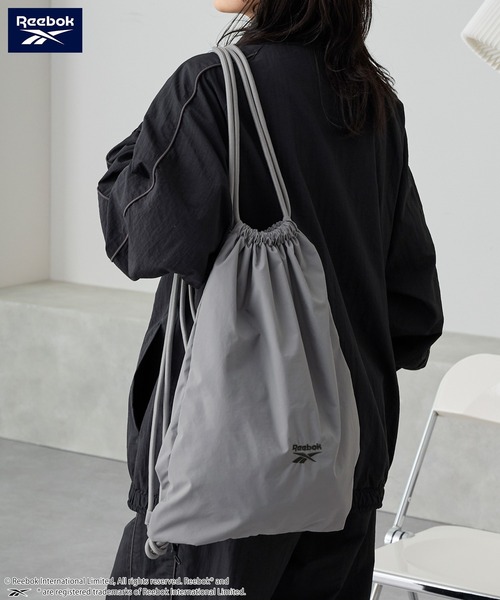 ナイロン製 バックパック ロゴデザイン付き Reebok（リーボック）の「Reebok/リーボック 別注 ロゴ刺繍