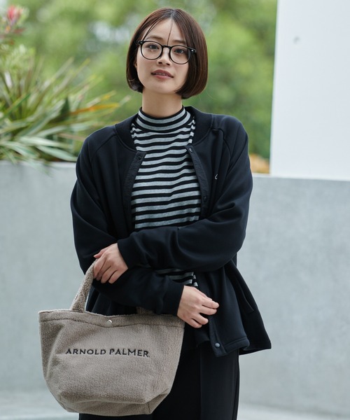 Arnold Palmer(アーノルドパーマー)の「ボア シェア ランチトート(トートバッグ・レディース・ネイビー/ベージュ/ブラック・F)」の3枚目の写真