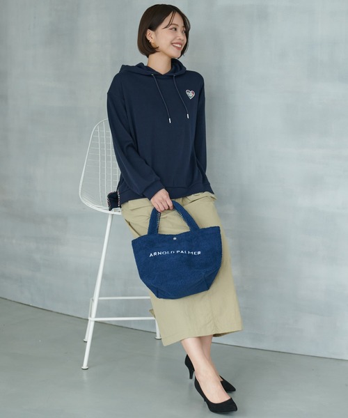 Arnold Palmer(アーノルドパーマー)の「ボア シェア ランチトート(トートバッグ・レディース・ネイビー/ベージュ/ブラック・F)」の1枚目の写真