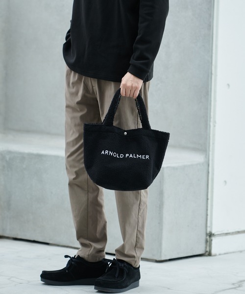 Arnold Palmer(アーノルドパーマー)の「ボア シェア ランチトート(トートバッグ・レディース・ネイビー/ベージュ/ブラック・F)」の10枚目の写真