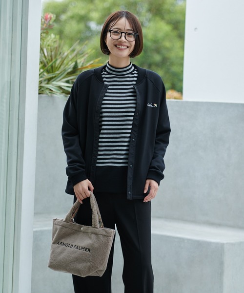 Arnold Palmer(アーノルドパーマー)の「ボア シェア ランチトート(トートバッグ・レディース・ネイビー/ベージュ/ブラック・F)」の12枚目の写真