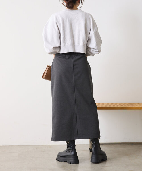 Jena espace merveilleux（ジェナ　エスパスメルヴェイユ）の「ミニ千鳥柄スカート（スカート・レディース・チャコールグレー/アイボリー・FREE）」の13枚目の写真