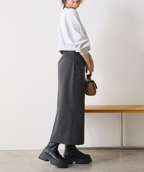 Jena espace merveilleux（ジェナ　エスパスメルヴェイユ）の「ミニ千鳥柄スカート（スカート・レディース・チャコールグレー/アイボリー・FREE）」の14枚目の写真