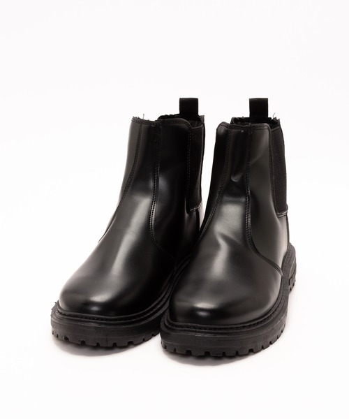 SVEC（シュベック）の「チャンキーソール サイドゴアブーツ（ブーツ・メンズ・ブラック・44/43/42/41/40/39）」の10枚目の写真