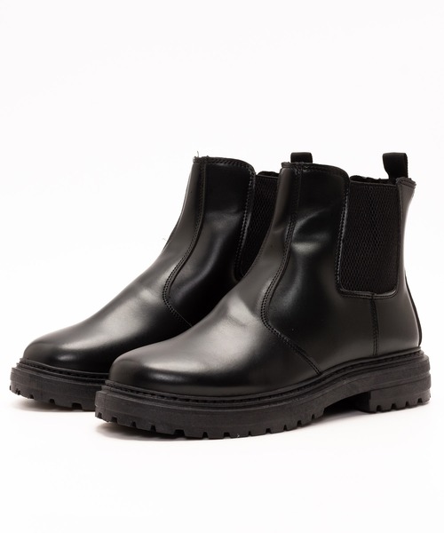 SVEC（シュベック）の「チャンキーソール サイドゴアブーツ（ブーツ・メンズ・ブラック・44/43/42/41/40/39）」の12枚目の写真