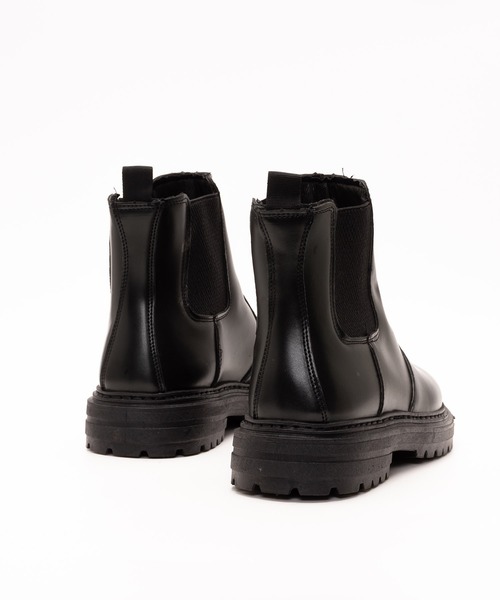 SVEC（シュベック）の「チャンキーソール サイドゴアブーツ（ブーツ・メンズ・ブラック・44/43/42/41/40/39）」の11枚目の写真
