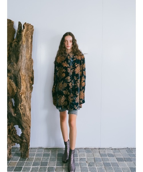 sahara（サハラ）の「Velvet Over Shirt/ベルベットオーバー