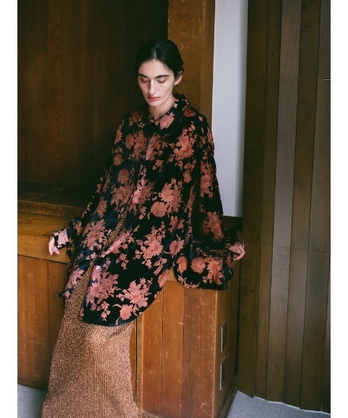 sahara（サハラ）の「Velvet Over Shirt/ベルベットオーバー