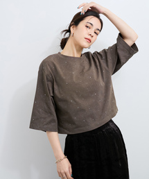 ビジューTシャツ
