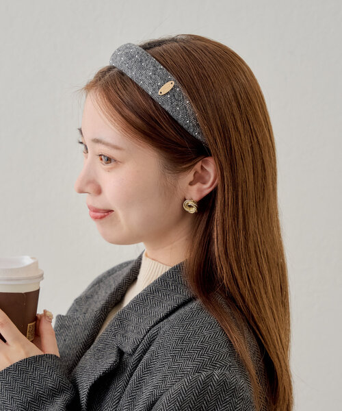 ツイードビジューカチューシャ（カチューシャ）｜Chico（チコ）の