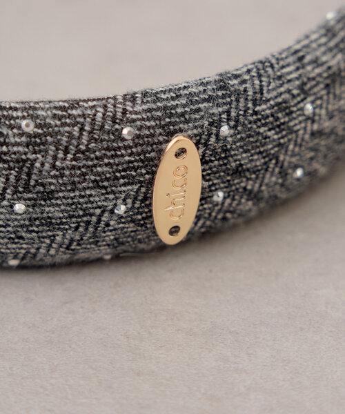 Chico（チコ）の「ツイードビジューカチューシャ（カチューシャ・レディース・ブラウン/グレー・FREE）」の11枚目の写真