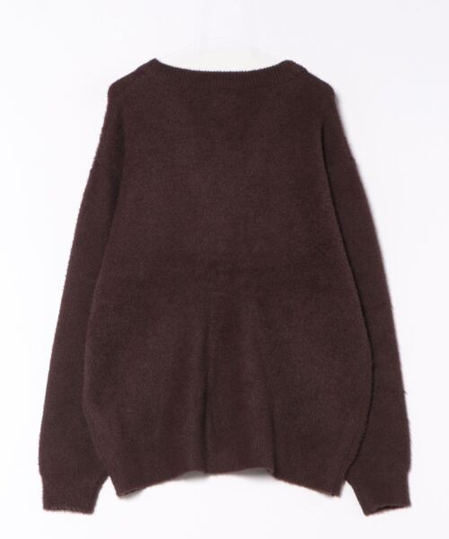 SPINNS（スピンズ）の「大人カジュアル＆モード/ふわふわシャギーニットカーディガン（カーディガン/ボレロ・メンズ・チャコール/ブラウン/ブラック/ブルー/グレー・ONESIZE）」の6枚目の写真