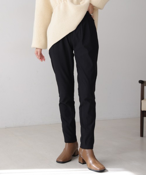 Bou Jeloud（ブージュルード）の「【36-42サイズ展開あり】裏起毛HAKIYASE（その他パンツ・レディース・カーキ/ブラック/インディゴブルー/オフホワイト・36/38/40/42）」の6枚目の写真