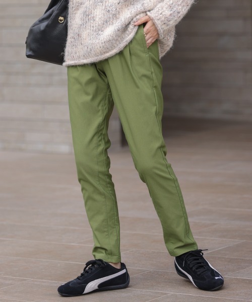 Bou Jeloud（ブージュルード）の「【36-42サイズ展開あり】裏起毛HAKIYASE（その他パンツ・レディース・カーキ/ブラック/インディゴブルー/オフホワイト・36/38/40/42）」の7枚目の写真