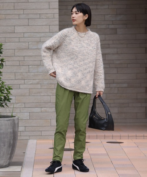 Bou Jeloud（ブージュルード）の「【36-42サイズ展開あり】裏起毛HAKIYASE（その他パンツ・レディース・カーキ/ブラック/インディゴブルー/オフホワイト・36/38/40/42）」の8枚目の写真