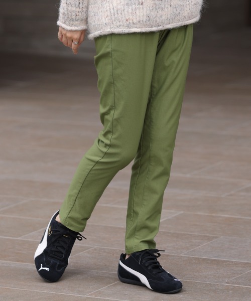 Bou Jeloud（ブージュルード）の「【36-42サイズ展開あり】裏起毛HAKIYASE（その他パンツ・レディース・カーキ/ブラック/インディゴブルー/オフホワイト・36/38/40/42）」の9枚目の写真