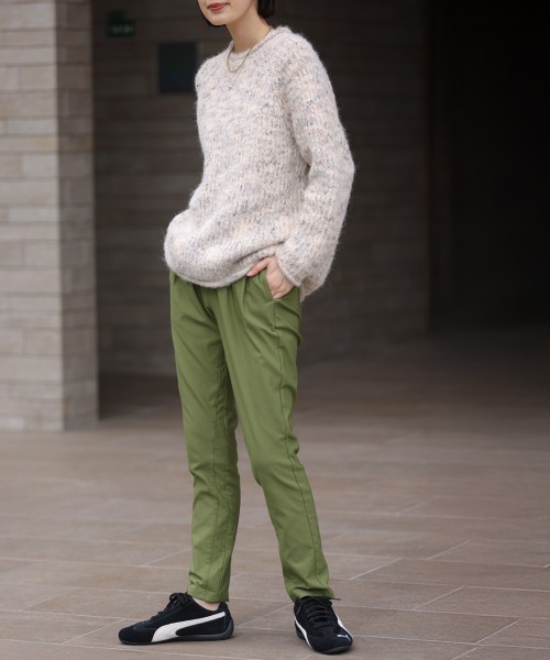 Bou Jeloud（ブージュルード）の「【36-42サイズ展開あり】裏起毛HAKIYASE（その他パンツ・レディース・カーキ/ブラック/インディゴブルー/オフホワイト・36/38/40/42）」の10枚目の写真