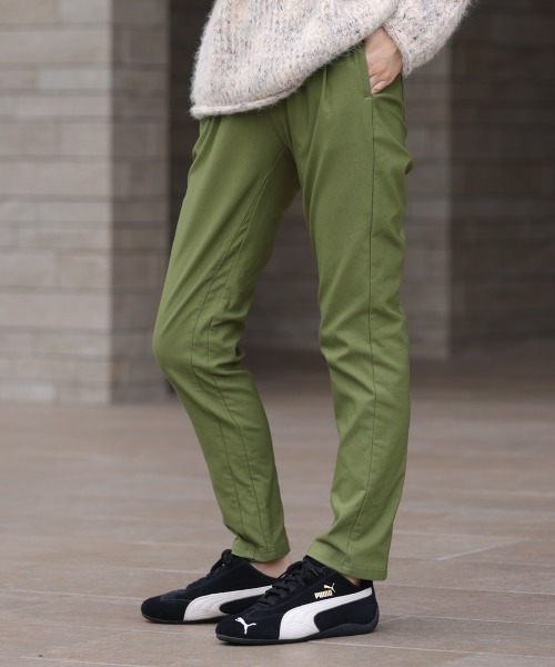 Bou Jeloud（ブージュルード）の「【36-42サイズ展開あり】裏起毛HAKIYASE（その他パンツ・レディース・カーキ/ブラック/インディゴブルー/オフホワイト・36/38/40/42）」の11枚目の写真