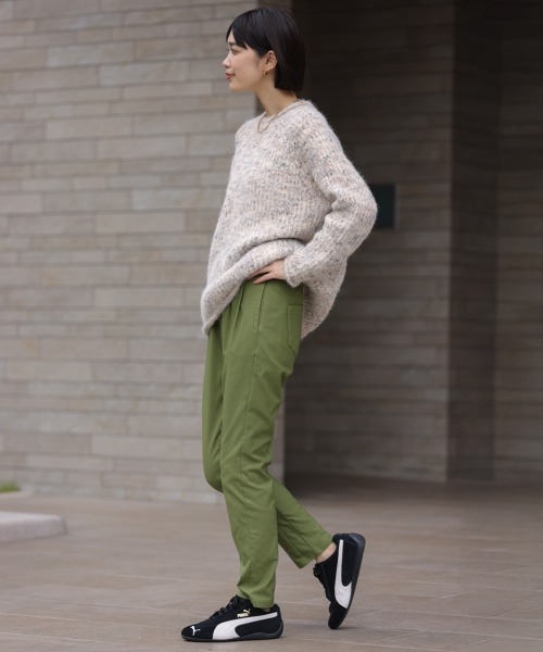 Bou Jeloud（ブージュルード）の「【36-42サイズ展開あり】裏起毛HAKIYASE（その他パンツ・レディース・カーキ/ブラック/インディゴブルー/オフホワイト・36/38/40/42）」の12枚目の写真