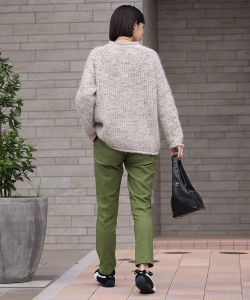 Bou Jeloud（ブージュルード）の「【36-42サイズ展開あり】裏起毛HAKIYASE（その他パンツ・レディース・カーキ/ブラック/インディゴブルー/オフホワイト・36/38/40/42）」の14枚目の写真