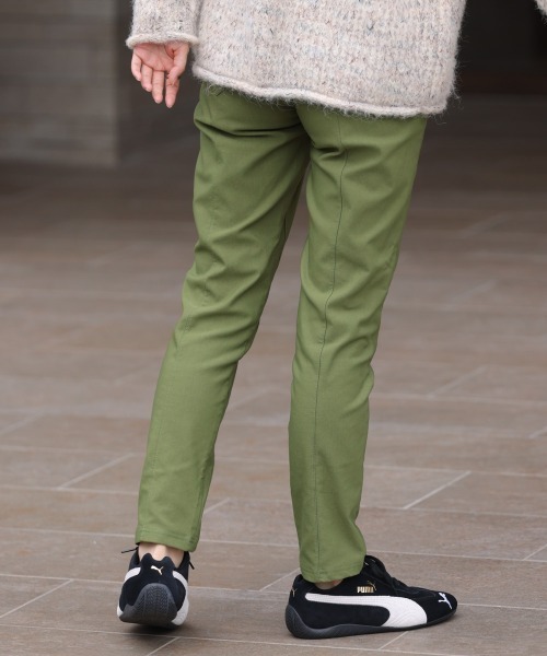 Bou Jeloud（ブージュルード）の「【36-42サイズ展開あり】裏起毛HAKIYASE（その他パンツ・レディース・カーキ/ブラック/インディゴブルー/オフホワイト・36/38/40/42）」の15枚目の写真