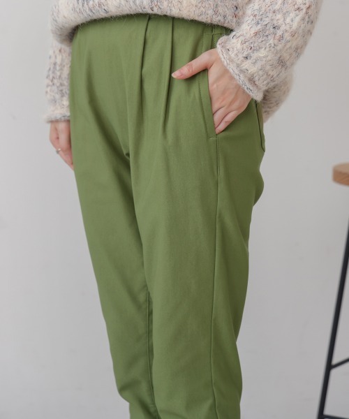 Bou Jeloud（ブージュルード）の「【36-42サイズ展開あり】裏起毛HAKIYASE（その他パンツ・レディース・カーキ/ブラック/インディゴブルー/オフホワイト・36/38/40/42）」の18枚目の写真