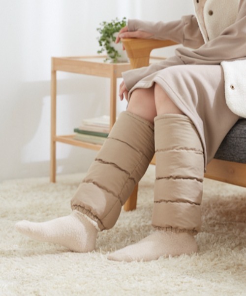 UCHI-COLLE/ウチコレ レッグウォーマー -発熱素材で軽くて暖かい