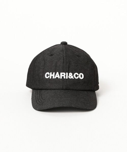 CHARI&CO（チャリアンドコー）の「CHARI&CO / BOLD DENIM POLO CAP（キャップ・メンズ・ブラック・ONE SIZE）」の2枚目の写真