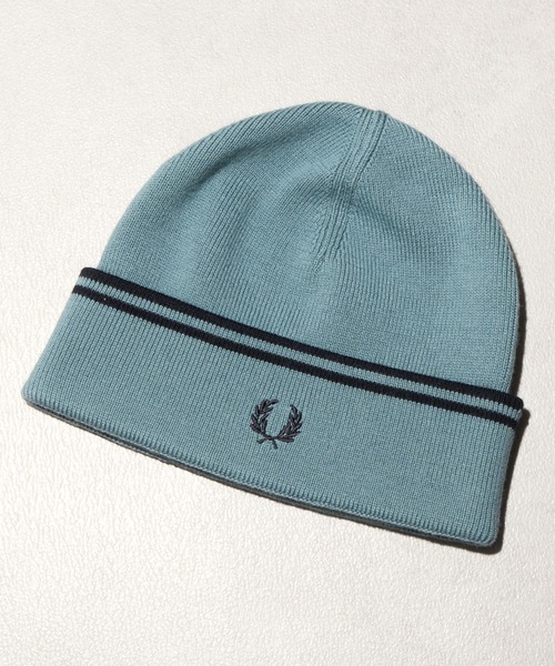 FRED PERRY】TWIN TIPPED MERINO WOOL BEANIE フレッドペリー ティップ